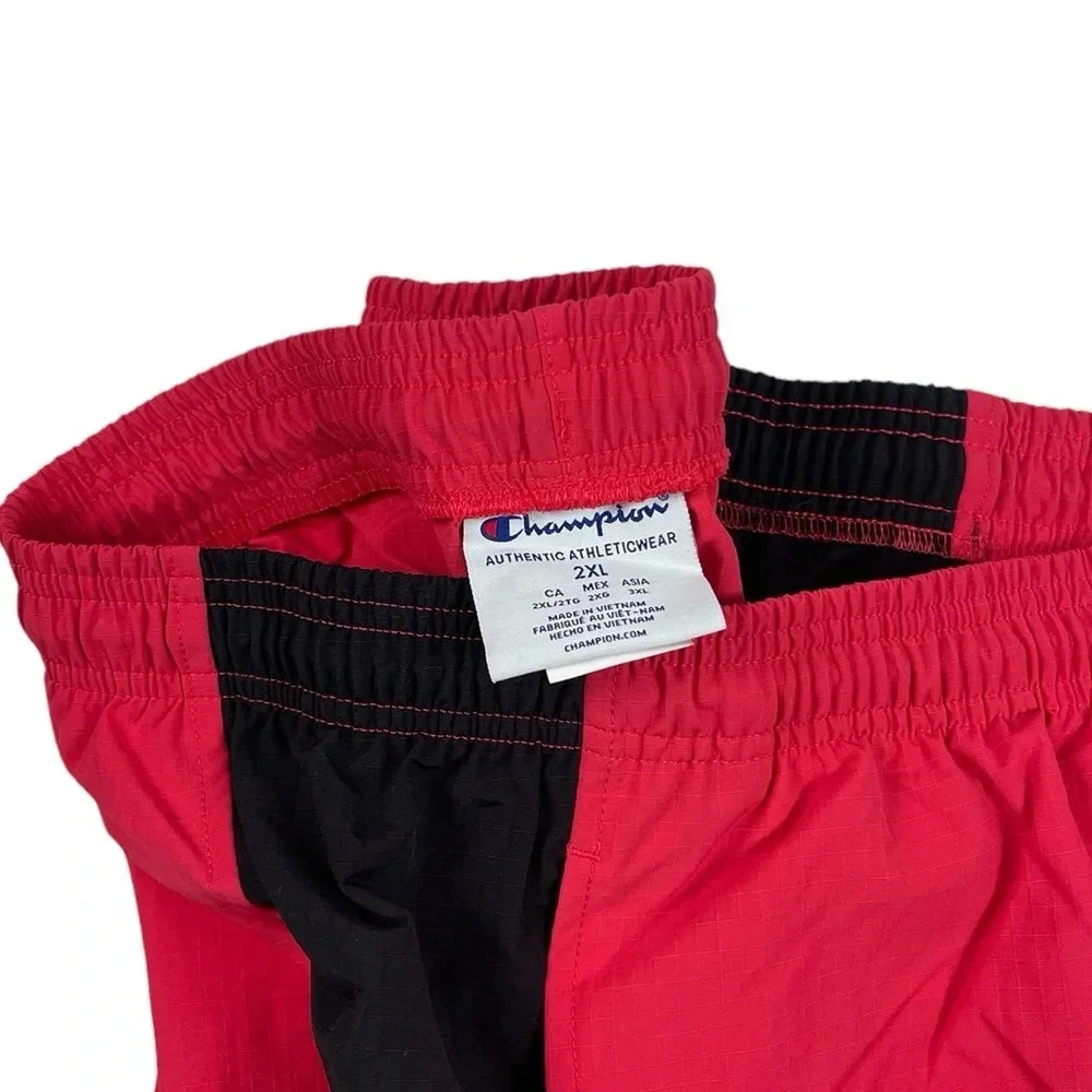 SH258 Men’s Champion Authentic Activewear Nylon Training Gym Shorts 2XL